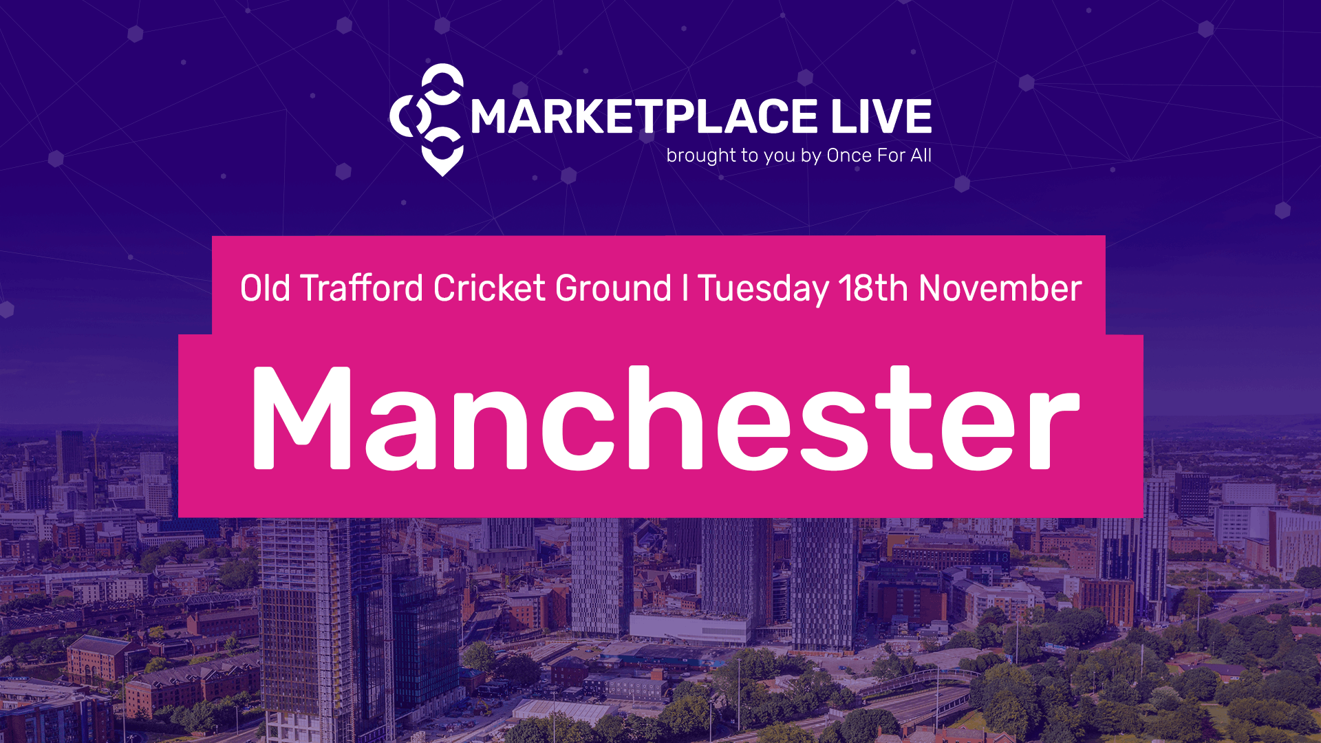 Marketplace Live - Old Trafford Cricket Ground, Manchester November 2025