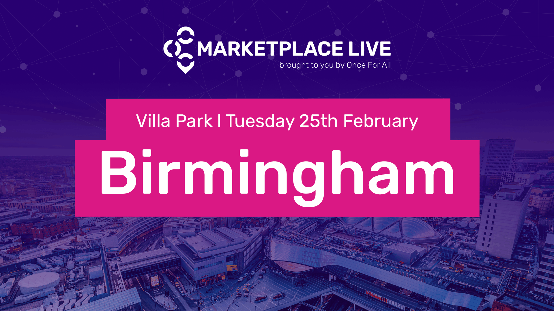 Marketplace Live – Villa Park, Birmingham February 2025