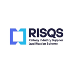 RISQS logo in white circle
