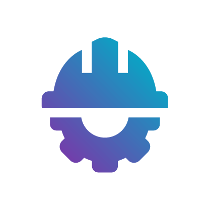 Illustration of a hardhat and cog wheel