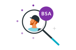 Magnifying Glass Spotlighting BSA for subcontractors