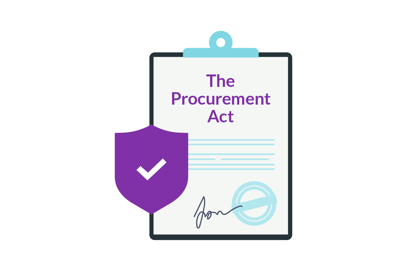 Illustration of a clipboard featuring 