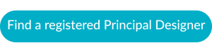 blue call to action button "Find a registered Principal Designer"