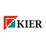 Kier logo in a white circle