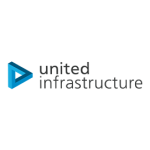United infrastructure logo in white circle