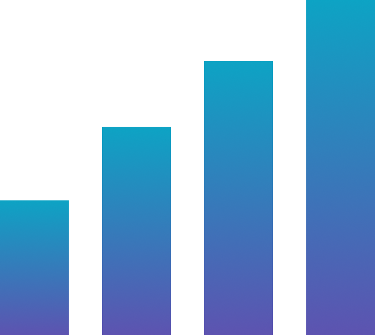 Icon of an upward trending graph