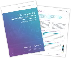 graphic of the 2026 Construction Marketplace Health Index report