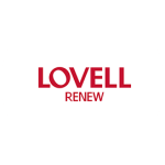 Lovell Renew logo in white circle
