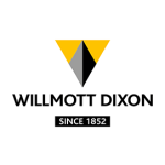 Willmott Dixon logo in white circle